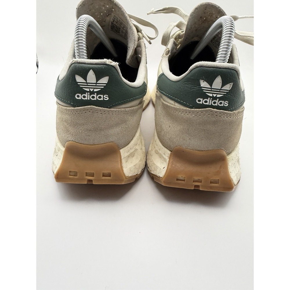Adidas Retropy E5 Aluminium Green Oxide Men's Casual Running Shoes Size 8 - Picture 7 of 10